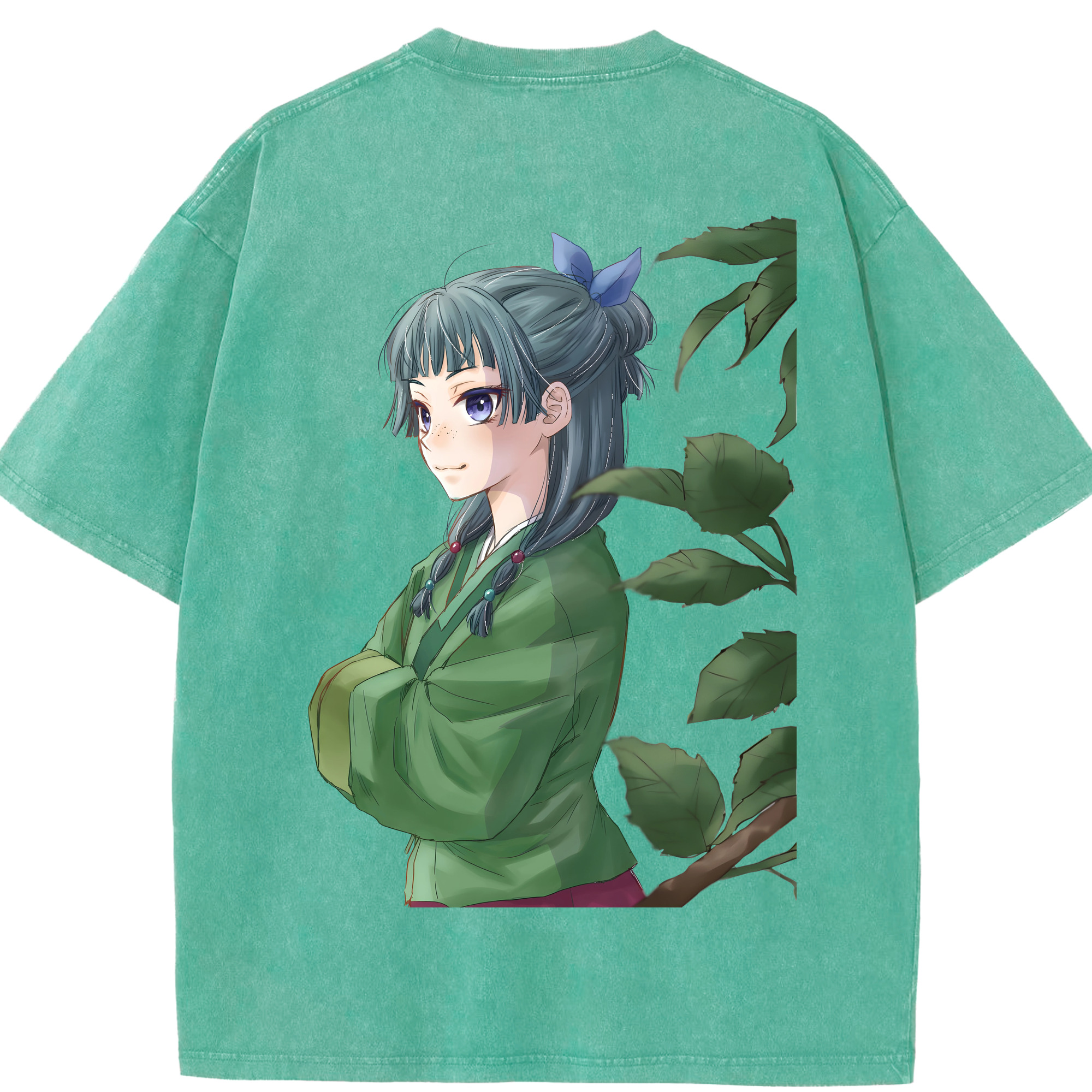 （画像用） 薬屋のひとりごと The Apothecary Diaries 綿100% ヴィンテージ風 半袖Tシャツ（背面プリント）